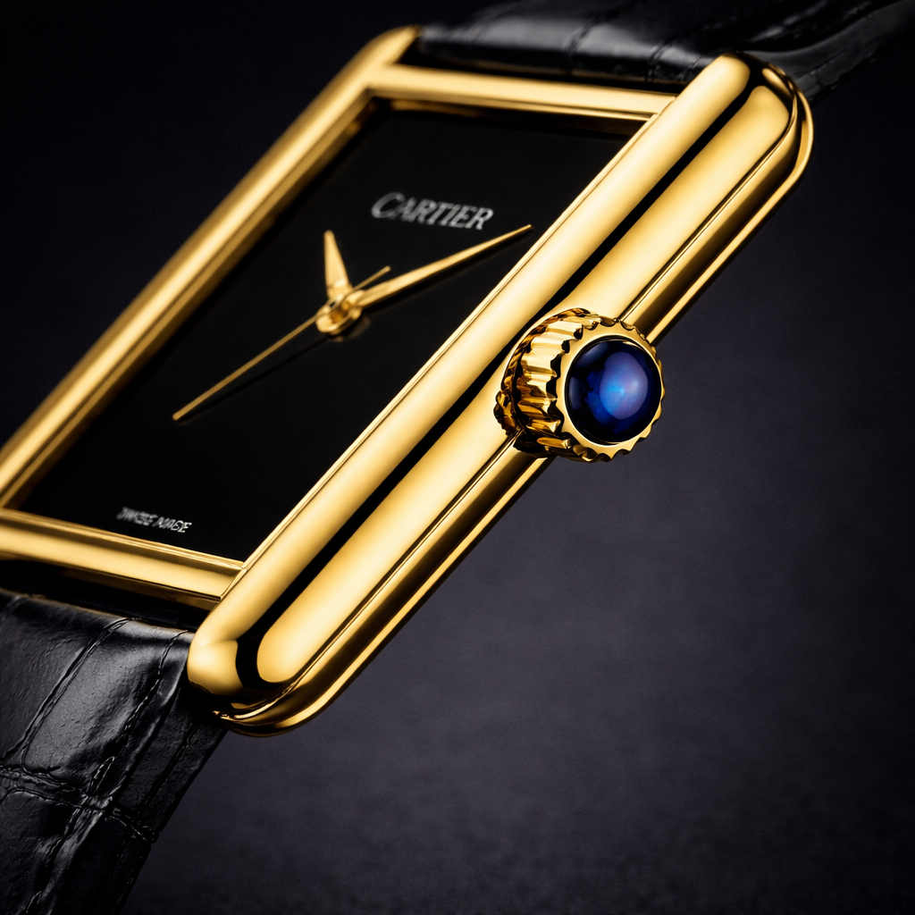 Cartier Tank Louis Cartier Watch - Black Edition