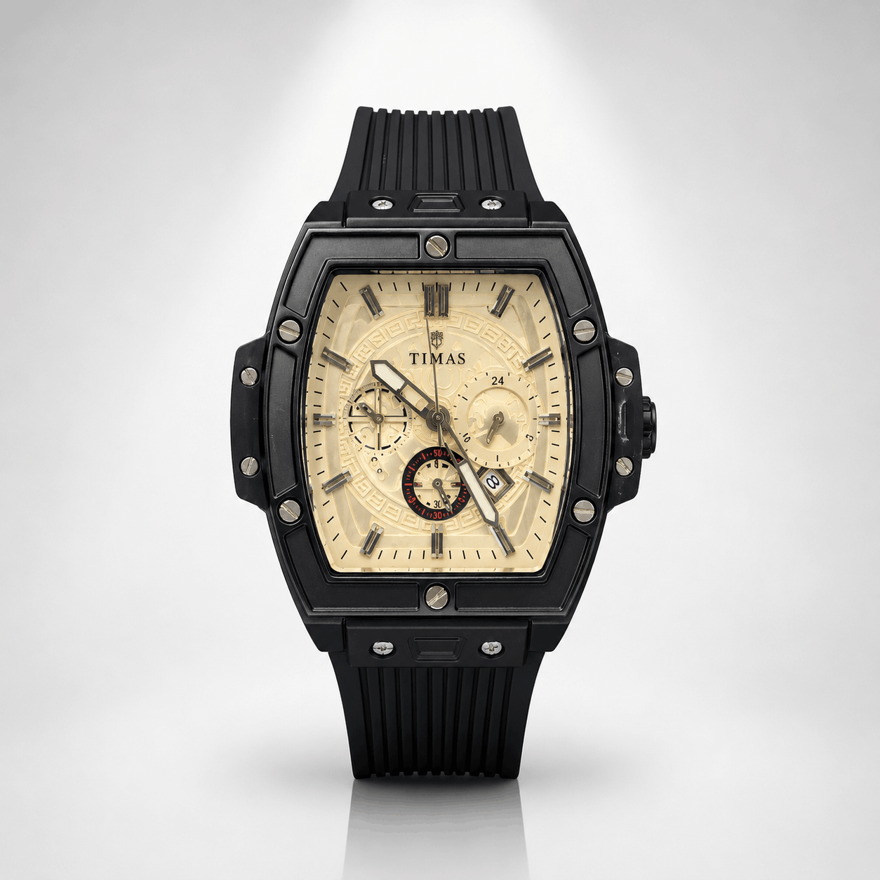 TIMAS Phantom Chronograph – Noir Titanium Edition