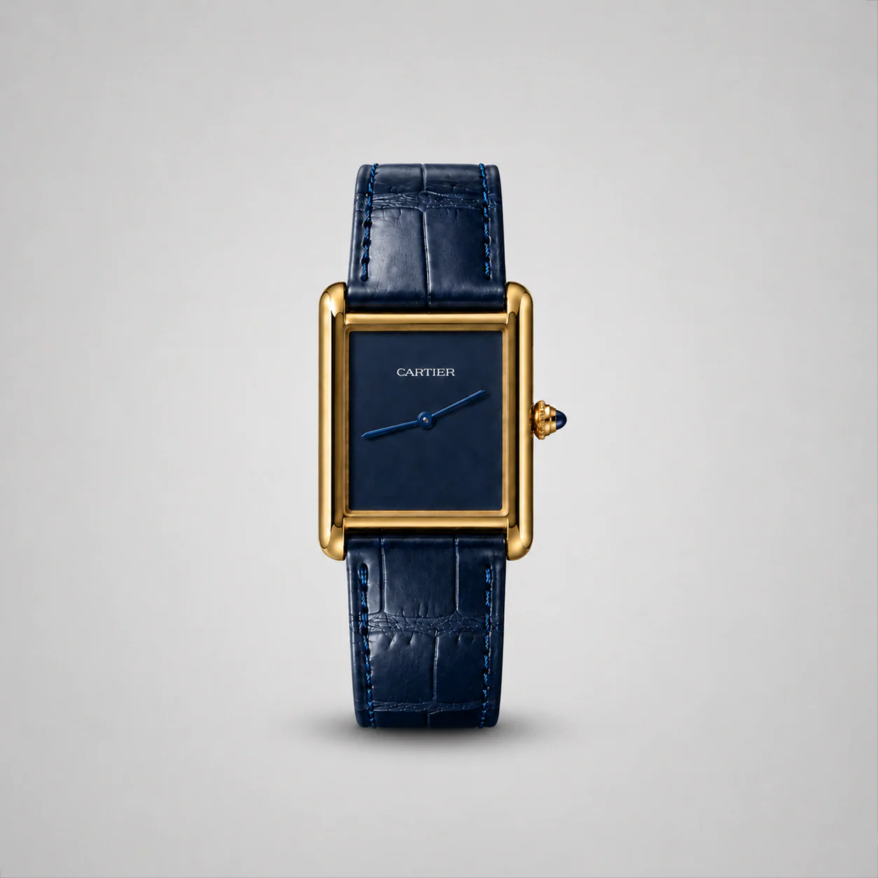 Cartier Tank Louis - Midnight Blue Lacquer Edition