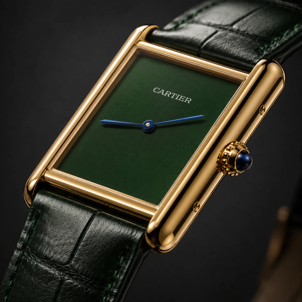 Cartier Tank Louis - Forest Green Special Edition