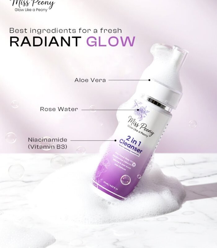 Miss Peony Rose Glow Niacinamide Cleanser